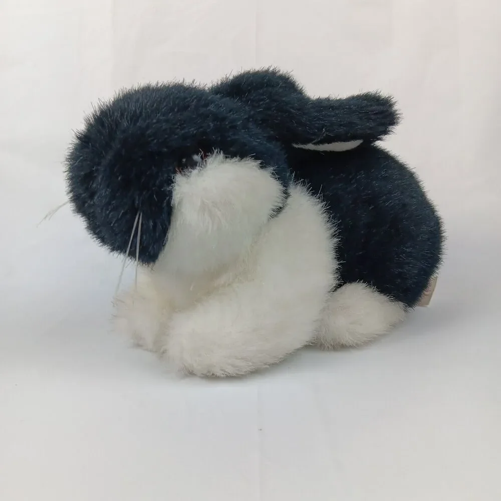 Vtg 1990 Realistic Lifelike Bunny Rabbit Plush Stuffed Animal Toy Fordlet Int
